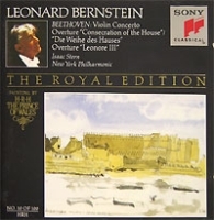Leonard Bernstein Beethoven: Violin Concerto Ouverture "Consecration of the House" / "Die Weihe des Hauses", Overture "Leonore III" артикул 550b.