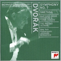 Dvorak Symphony No 7 Smetana Bartered Bride Overture & Three Dances The Moldau Leonard Bernstein артикул 552b.