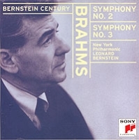 Brahms Symphonies Nos 2 & 3 Leonard Bernstein артикул 554b.