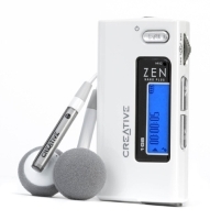 CREATIVE Zen Nano Plus 512 Mb, Flash MP3 плеер, FM+дикт, White артикул 421b.